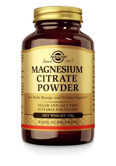 SOLGAR MAGNESIUM CITRATE POWDER 108GR